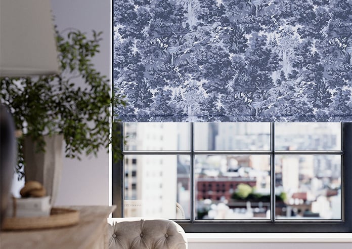 Ted Baker Landscape, Navy - Twist&Fit Roller Blind - Image 5